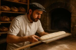 Was Bäcker immer tun, bevor sie ein knuspriges Baguette in den Ofen schieben
