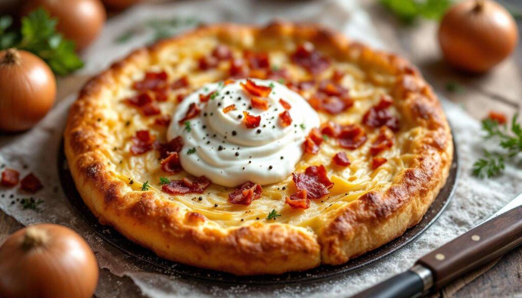 Schneller Zwiebelkuchen ohne Hefeteig – saftig, würzig und ganz unkompliziert