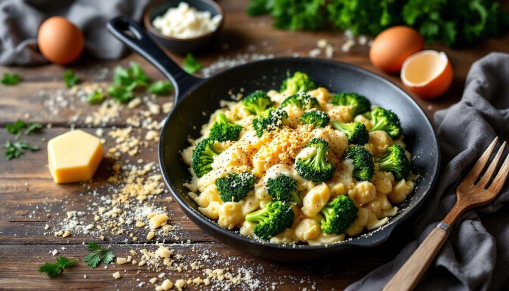 Brokkoli-Auflauf mit cremigem Gouda: Low-Carb schlemmen ohne Reue