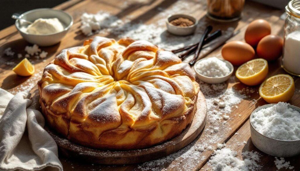 Blätterteig trifft Schmandkuchen: Der perfekte schnelle Kuchen für Anfänger